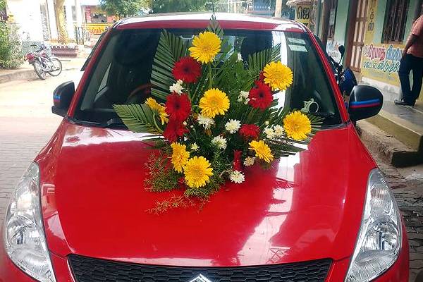 Car Decorations for Wedding/Marriage/Reception Events - Madurai Decorators