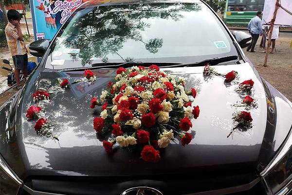 Car Decorations for Wedding/Marriage/Reception Events - Madurai Decorators