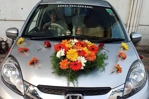 Car Decorations for Wedding/Marriage/Reception Events - Madurai Decorators