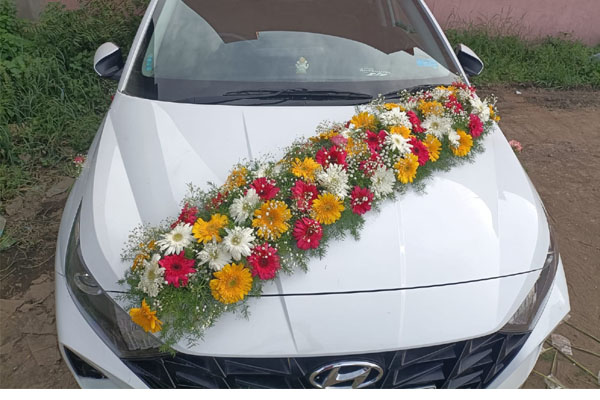 Car Decorations for Wedding/Marriage/Reception Events - Madurai Decorators