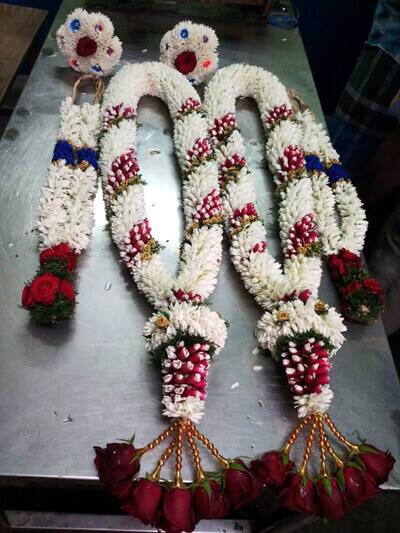 Garland Decorations for Wedding/Marriage/Reception Events - Madurai Decorators
