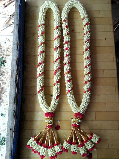 Garland Decorations for Wedding/Marriage/Reception Events - Madurai Decorators