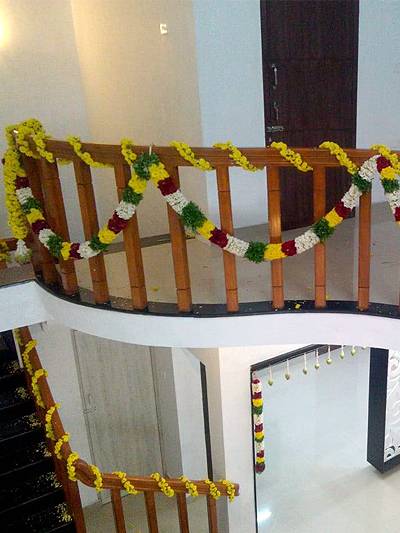 Garland Decorations for Housewarming Event - Madurai Decorators